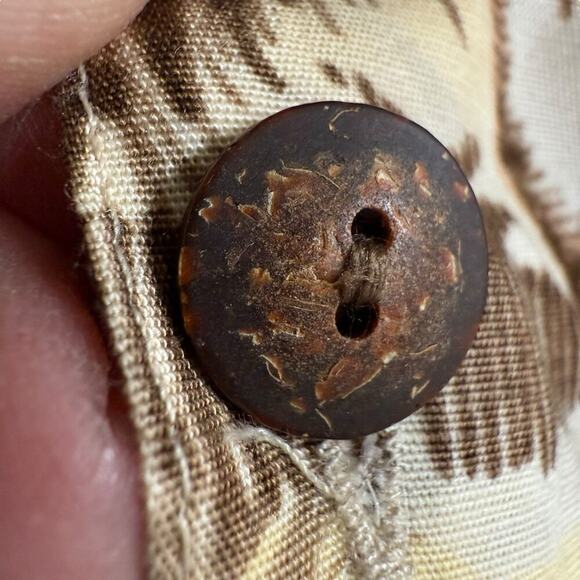 Vtg John Severson Kahala Hawaiian Aloha Button Up Shirt XL Linen Blend Beach - Picture 5 of 8